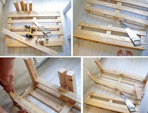 Уютная софа из паллеты своими руками. 01
