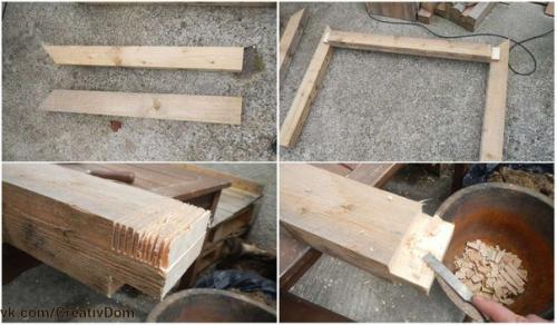 Деревянные вороте своими руками - базовая конструкция. 01