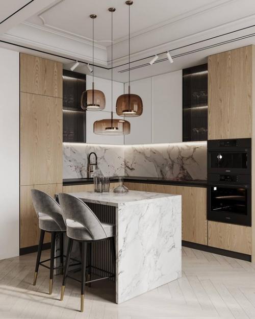 Светлый современный интерьер квартиры. 03