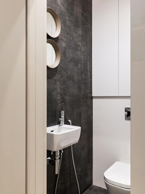 Светлая квартира площадью 88 м 2 для ценителей современного искусства. 05