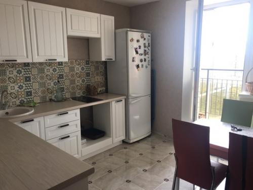 Почти доделали кухню, остались последние штрихи) фартук и пол муж делал сам как вам? 01