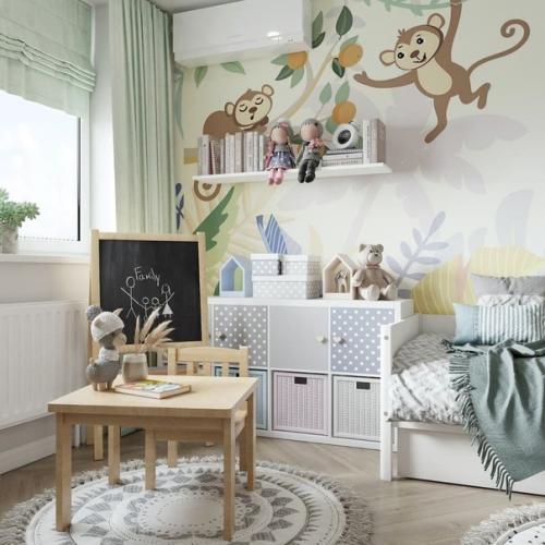 Шикарная детская комната для двоих детей. 02