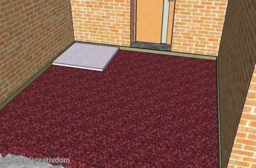 Сухая стяжка с применением ГВЛВ. 03