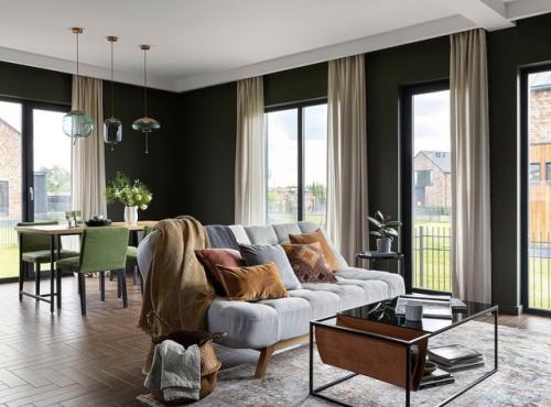 Эффектный интерьер загородного дома. 04