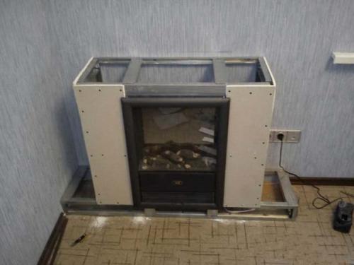 Камин из гипсокартона своими руками. 01