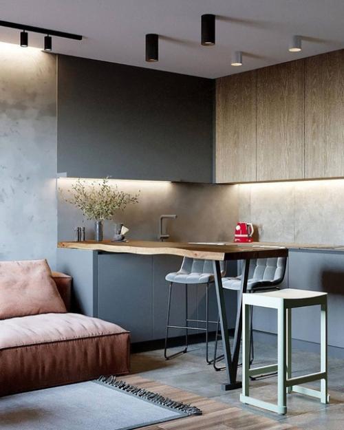 Интерьер квартиры с яркими нотками. 02