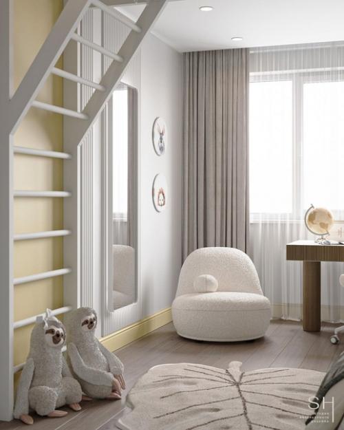 Детская комната для юной путешественницы. 03