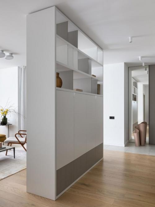 Светлая квартира площадью 88 м 2 для ценителей современного искусства. 02