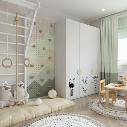 Шикарная детская комната для двоих детей. 04