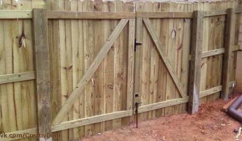 Деревянные вороте своими руками - базовая конструкция. 07