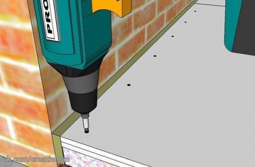 Сухая стяжка с применением ГВЛВ. 08