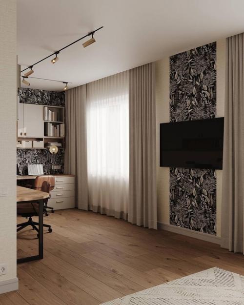 Интерьер рабочего кабинета. 08