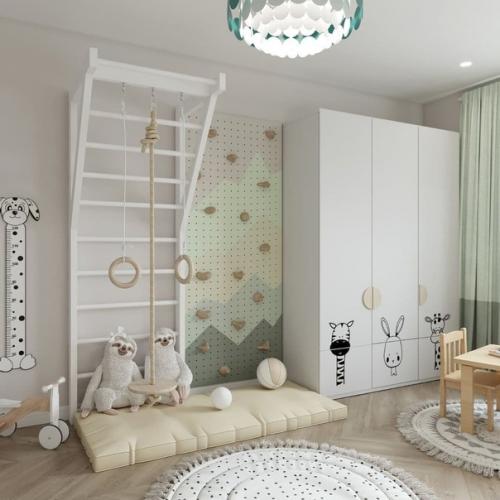 Шикарная детская комната для двоих детей. 05