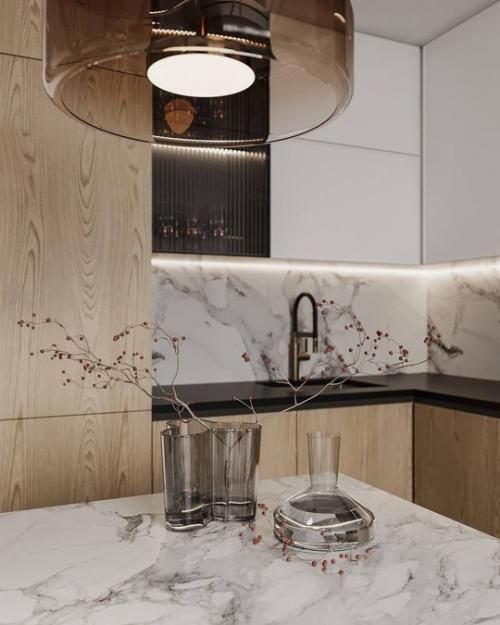 Светлый современный интерьер квартиры. 09