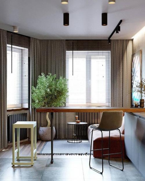 Интерьер квартиры с яркими нотками. 04