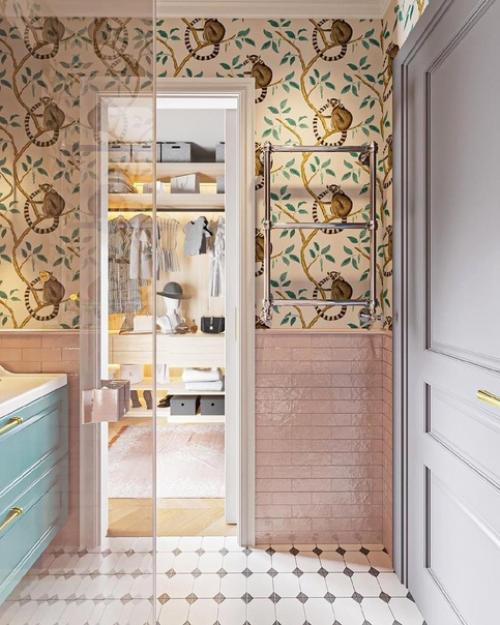 Очееь Красивая ванная комната. 03