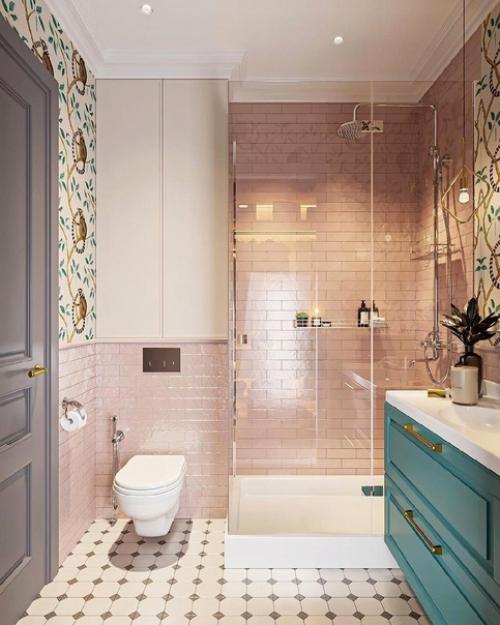 Очееь Красивая ванная комната. 02