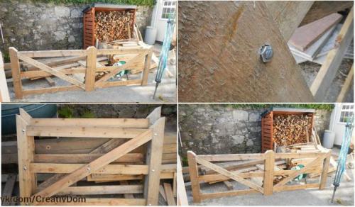 Деревянные вороте своими руками - базовая конструкция. 04