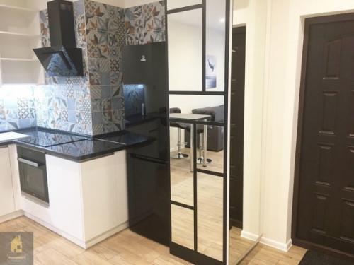 Стильный ремонт кухни - гостиной 25 кв. 02