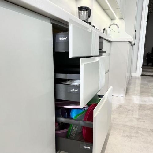 Разрешите у вас похвастаться кухней - гостиной. 05