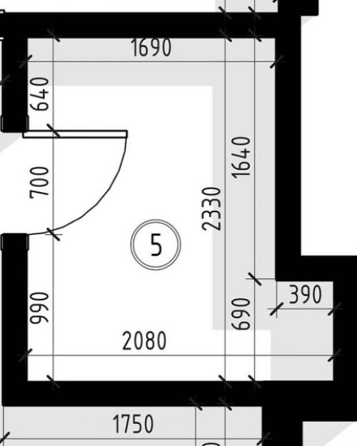 Ванная комната 4, 2 кв. 07