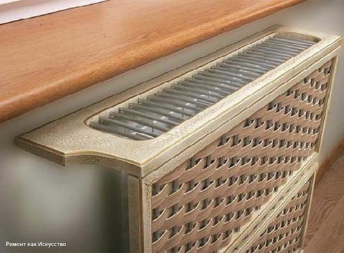 5 способов спрятать радиатор отопления. 02