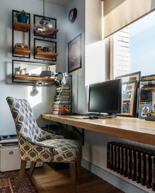 Интерьер квартиры площадью 36 м 2. исходное состояние квартиры в новостройке - маленькое, почти квадратное помещение без перегородок. 01