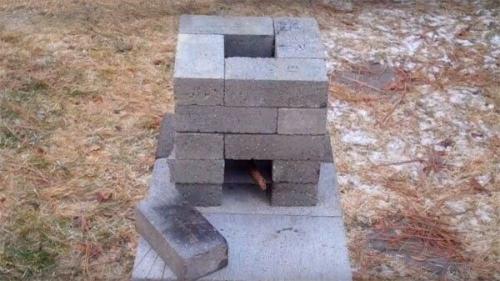 Мы делаем очень простую печку своими руками. 05