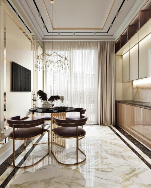 Интересная мебель и обилие небольших декоративных элементов по всей площади придают помещению эксклюзивности! 02