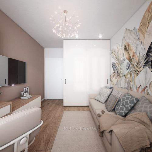 Уютный проект квартиры без ярких акцентов. 02