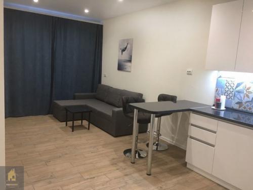 Стильный ремонт кухни - гостиной 25 кв. 05