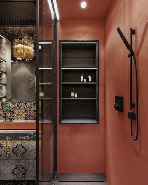 Интерьер ванной комнаты. 04