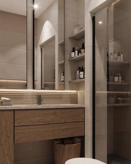 Утренняя подборка интерьеров санузлов. 01