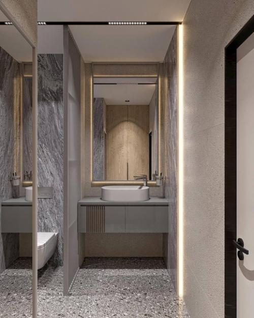 Утренняя подборка интерьеров санузлов. 06