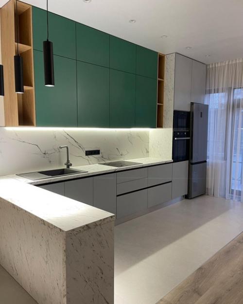 Кухня - гостиная готова. 03