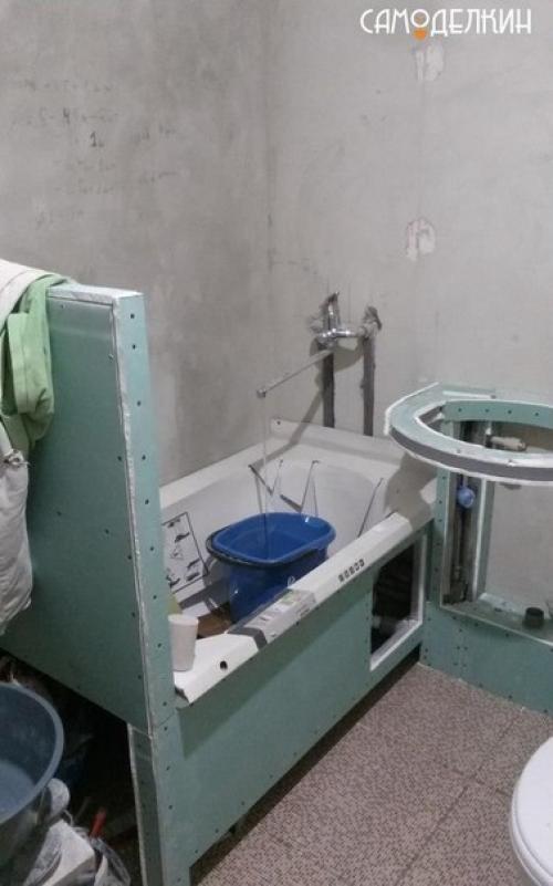 Ванная комната 4 кв м (изначально совмещенный санузел. 01