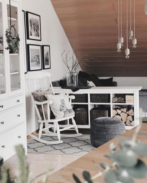 Хороший пример уютного скандинавского интерьера. 02