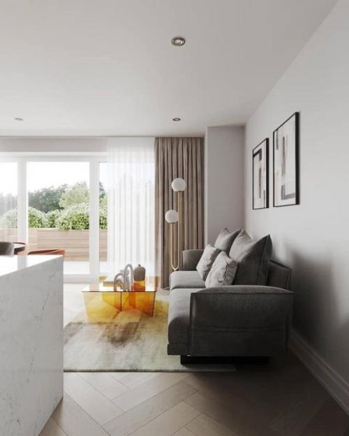 Заказчики квартиру со стандартной и лаконичной отделкой приобрели. 04