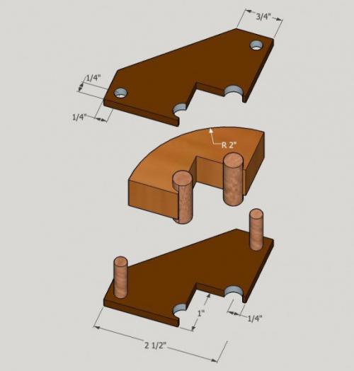 Ленточный прижим своими руками. 02