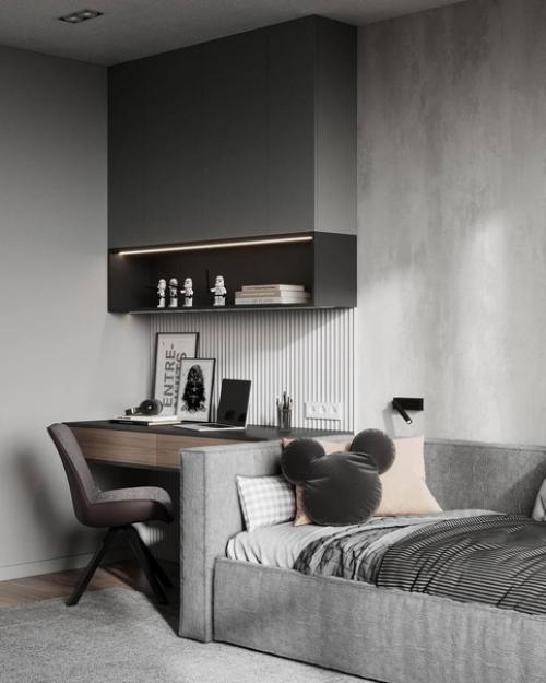 Интерьер небольшой комнаты. 02