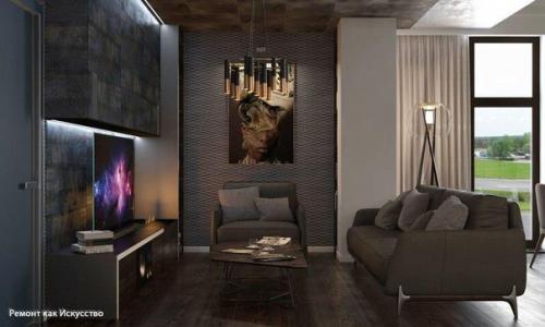 Дизайн интерьера квартиры в г. набережные челны, 150 м. кв. 01