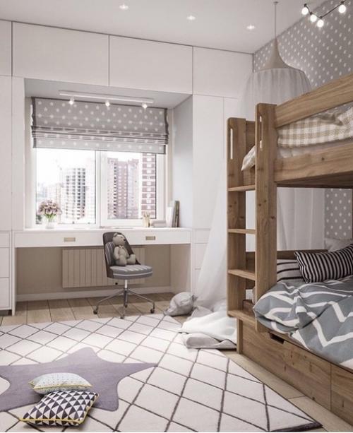 Шикарная детская комната для двоих детей. 03