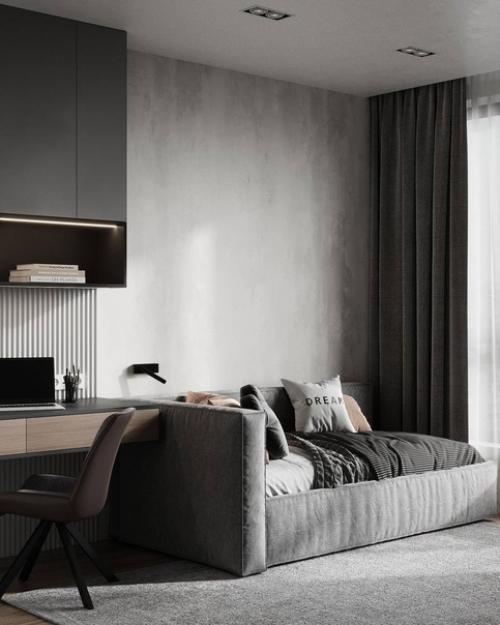 Интерьер небольшой комнаты. 01