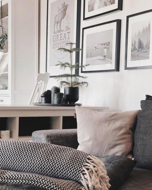 Хороший пример уютного скандинавского интерьера. 03