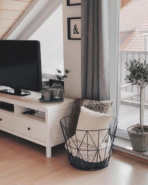 Хороший пример уютного скандинавского интерьера. 05