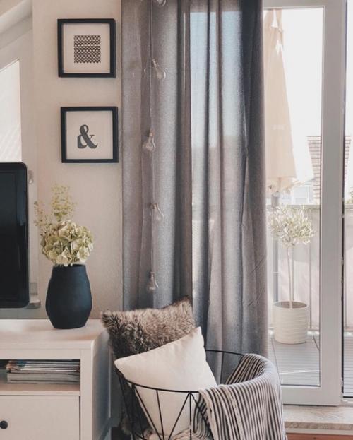 Хороший пример уютного скандинавского интерьера. 06