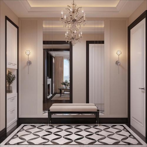 Прихожая в стиле - современная классика. 03