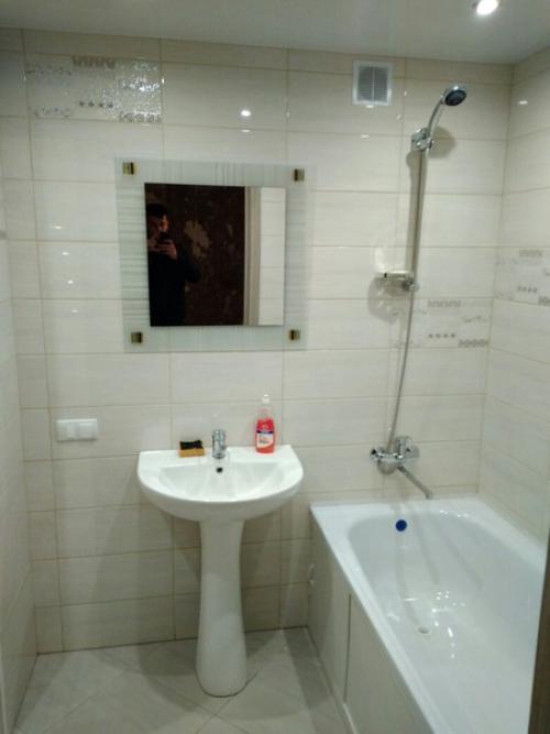 Ванна и туалет были раздельные, совместил и сделал. 09