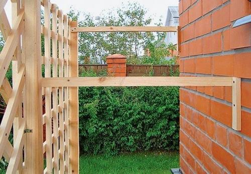 Деревянный трельяж - опора своими руками. 09 Деревянный трельяж - опора своими руками. 09