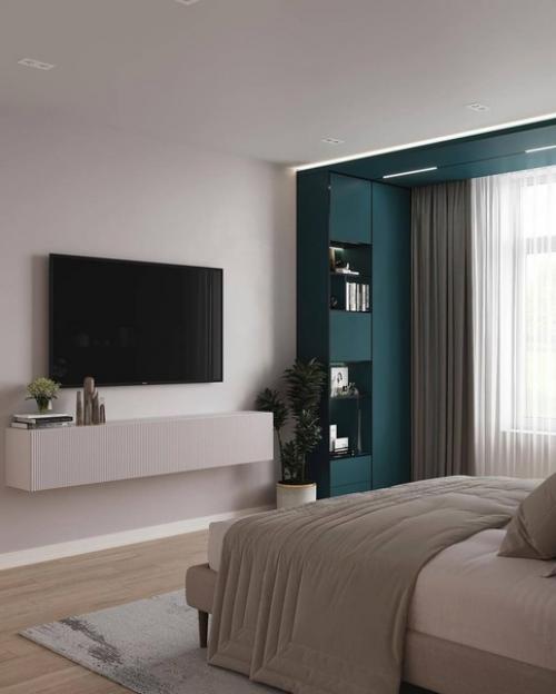 Как впм такое цветовое решение в интерьере комнаты? 04